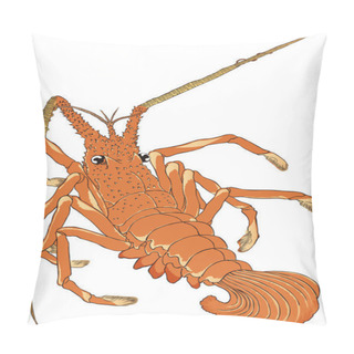 Personality  Ukiyo-e Shrimp 4 Pillow Covers
