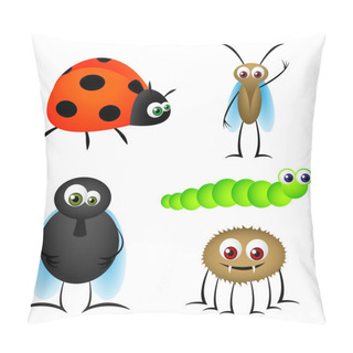 Personality  Insect Cartoons Pillow Covers