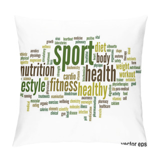 Personality  Health Word Cloud Pillow Covers