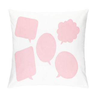 Personality  Speech Balloon Of Felt Pillow Covers
