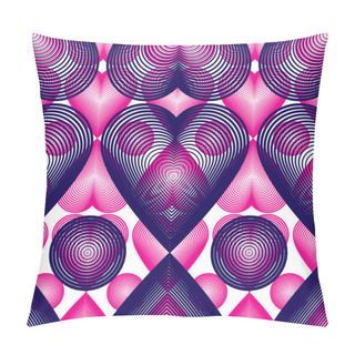 Personality  Bright Symmetric Seamless Pattern Pillow Covers