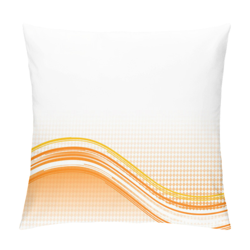 Personality  Orange background pillow covers