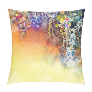 Personality  Abstract Floral Watercolor Painting Pillow Covers
