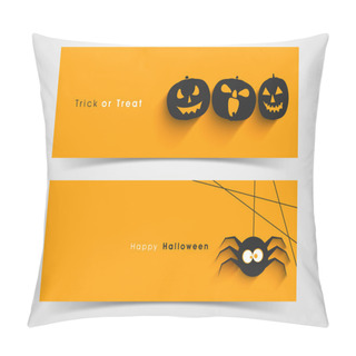 Personality  Happy Halloween Background. Pillow Covers