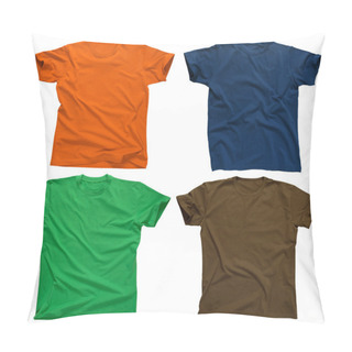 Personality  Blank T-shirts 4 Pillow Covers