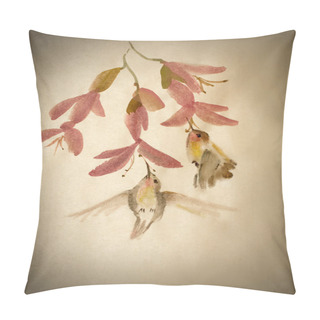 Personality  Hummingbird Nectar Mining Pillow Covers
