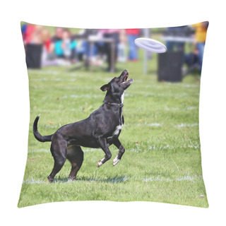 Personality  Dog Having Fun At A Public Park  Pillow Covers