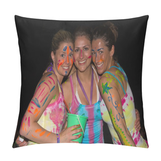 Personality  Full Moon Party In Island Koh Phangan, Thailand Pillow Covers