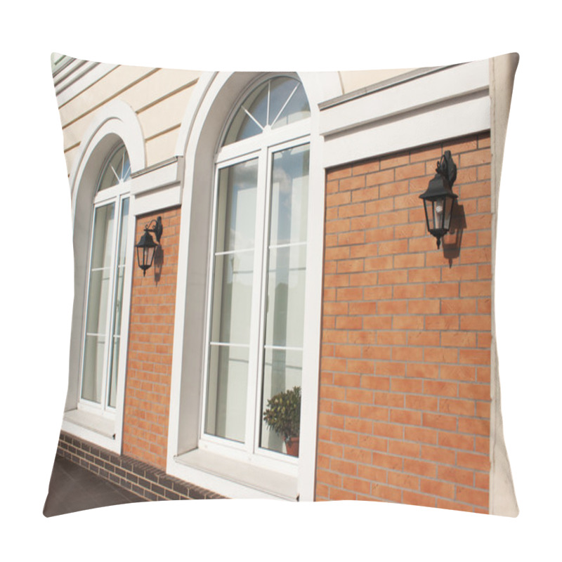 Personality  Two White Plastic Windows  Pillow Covers