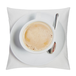 Personality  Cup Of Fresh Espresso On Table, Pillow Covers