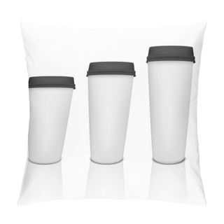 Personality  Paper Coffee Cup Set Pillow Covers