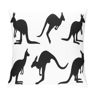 Personality  Kangaroo Silhouettes Pillow Covers