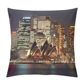 Personality  Sydney Opera House At Night Pillow Covers