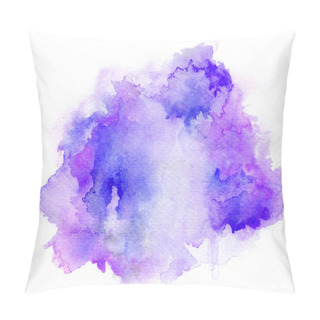 Personality  Purple Watercolor Drawing Ink Pillow Covers