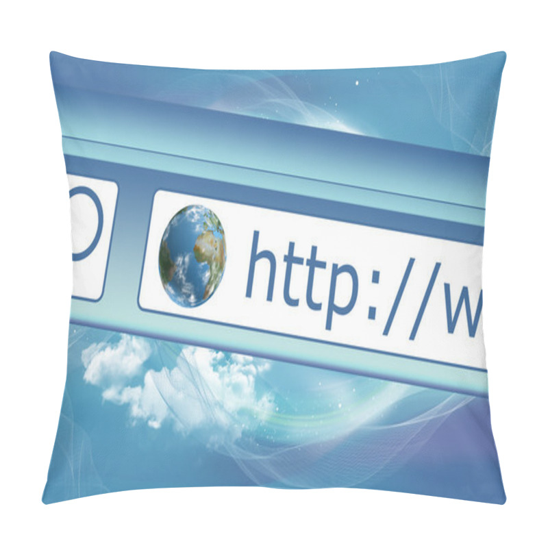 Personality  Browser Address Bar Pillow Covers