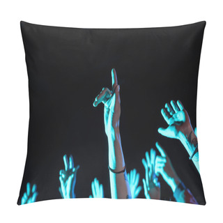 Personality  Hands On Party In Nightclub Pillow Covers