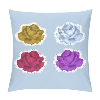 Personality  Vector Roses. Vector Illustration. Pillow Covers