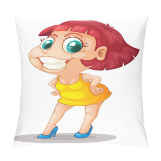 Personality  Comical Girl Pillow Covers