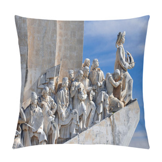 Personality  Monument To The Discoveries, Lisbon, Portugal Pillow Covers