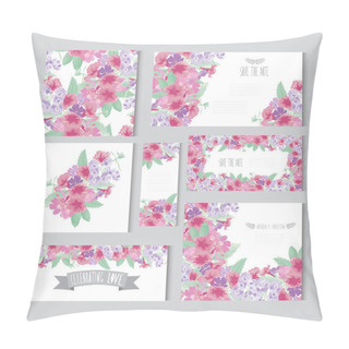 Personality  Floral Cards Set Pillow Covers