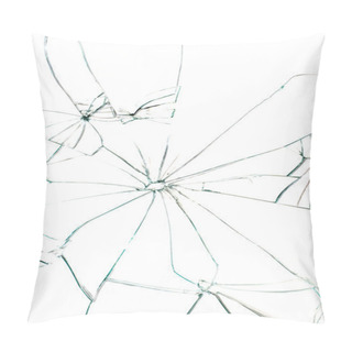 Personality  Broken Glass With Black Cracks Pillow Covers