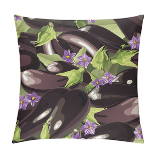 Personality  Background Of Aubergine Pillow Covers