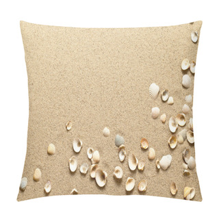 Personality  Shells On Sand Pillow Covers