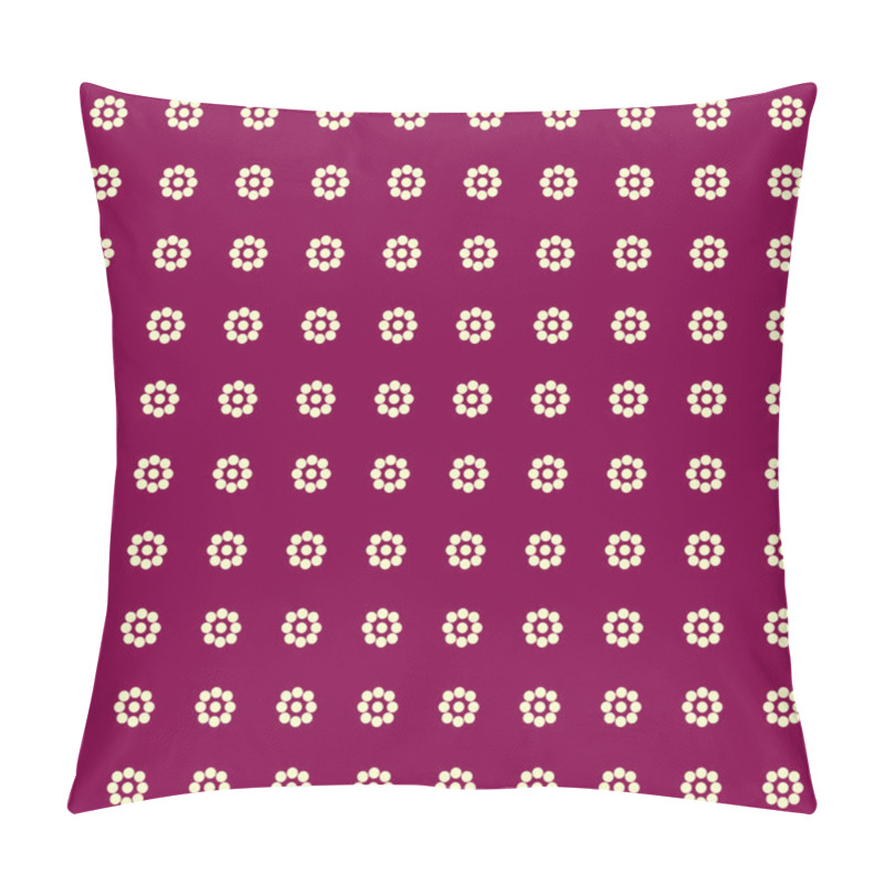 Personality  Simple background of small flowers. Vetor. pillow covers