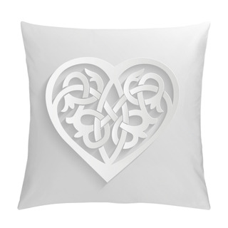 Personality  Heart Ornament Illustration. Pillow Covers