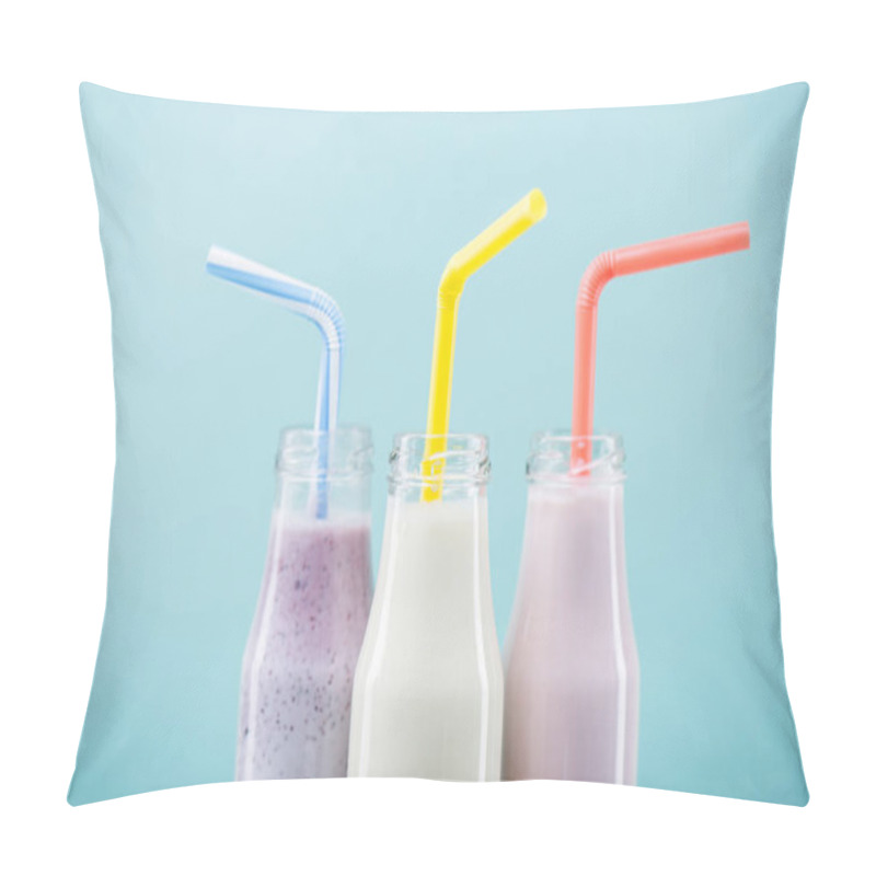 Personality  Tasty Milkshakes In Glass Bottles  Pillow Covers