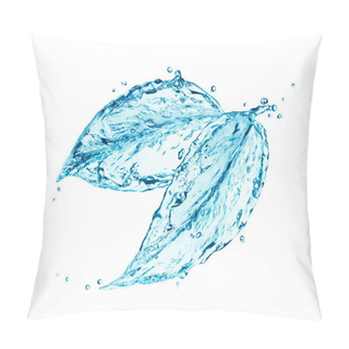Personality  Leaf,water Splash Pillow Covers