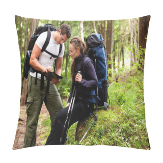 Personality  Map Camping Pillow Covers