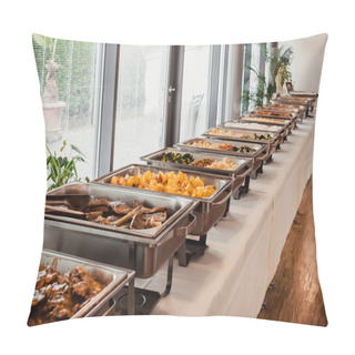 Personality  Catering Food Wedding Event Pillow Covers