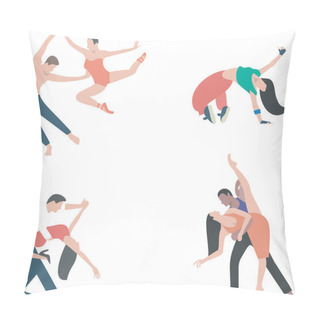 Personality  Dance Set Icon  Pillow Covers