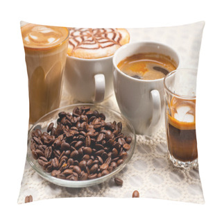 Personality  Selection Of Different Coffee Type Pillow Covers