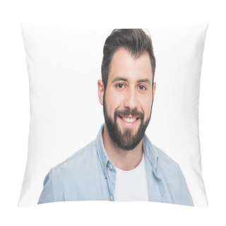 Personality  Man Looking At Camera Pillow Covers