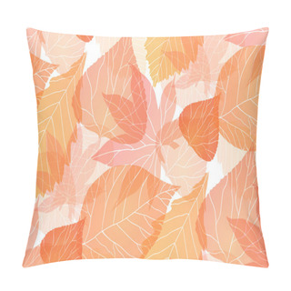 Personality  Seamless Autumn Patte Pillow Covers