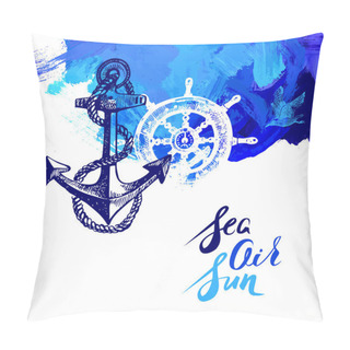 Personality  Travel Marinenautical Design. Pillow Covers