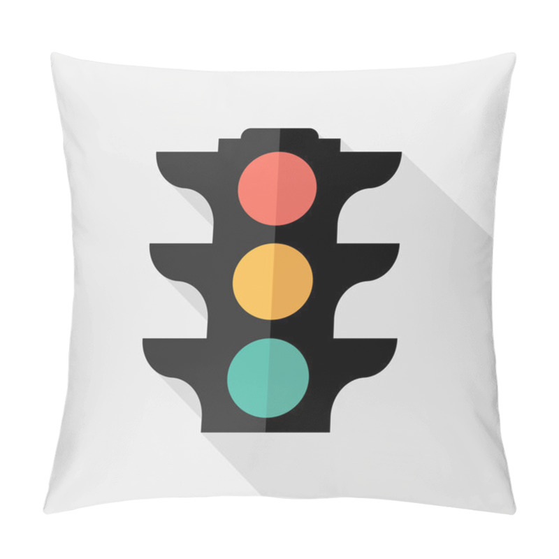 Personality  Traffic Light Icon Pillow Covers