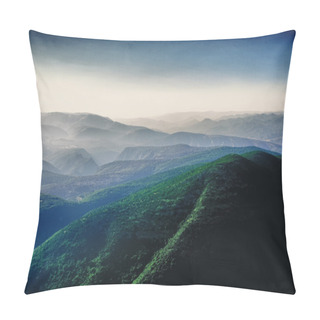 Personality  Majestic Greek Mountains Pillow Covers