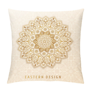 Personality  Ethnic Vector Pattern Mandala Design For Invitations, Cards, Labels. Round Logo And Label Template. Luxury Floral Woven Pillow Covers