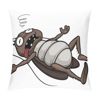 Personality  Cartoon Cockroach Pillow Covers