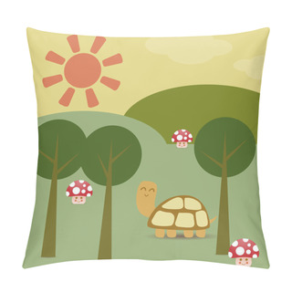 Personality  Woodland Scene Pillow Covers