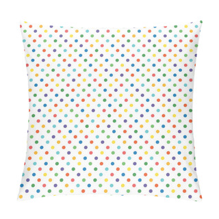 Personality  Seamless Background Colored Dots Pillow Covers
