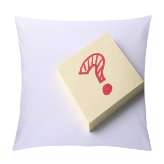 Personality  Question Mark Sticky Note Pillow Covers