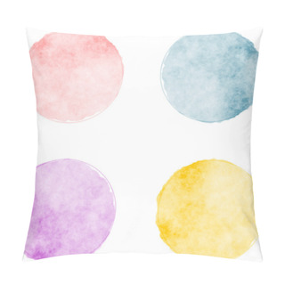 Personality  Vector Watercolor Stains Pillow Covers