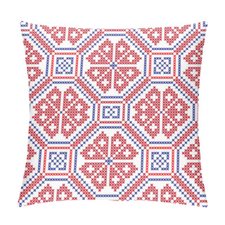 Personality  Seamless Embroidered National Ornament Pillow Covers