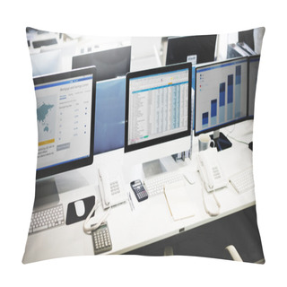 Personality  Accounting On Workplace Concept Pillow Covers