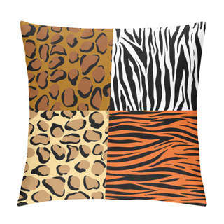 Personality  Set Of Wild Animals Skin Patterns Pillow Covers