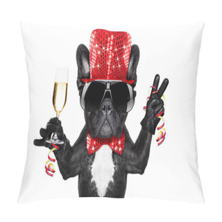 Personality  Happy New Year Dog Celberation Pillow Covers